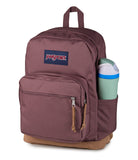 JanSport Right Pack Backpack - Durable Daypack with Padded 15" Laptop Sleeve, Spacious Main Compartment & Integrated Water Bottle Pocket - Mahogany Haze