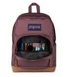 JanSport Right Pack Backpack - Durable Daypack with Padded 15" Laptop Sleeve, Spacious Main Compartment & Integrated Water Bottle Pocket - Mahogany Haze
