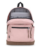 JanSport Right Pack Backpack - Durable Daypack with Padded 15" Laptop Sleeve, Spacious Main Compartment & Integrated Water Bottle Pocket - Misty Rose