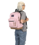 JanSport Right Pack Backpack - Durable Daypack with Padded 15" Laptop Sleeve, Spacious Main Compartment & Integrated Water Bottle Pocket - Misty Rose