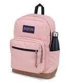 JanSport Right Pack Backpack - Durable Daypack with Padded 15" Laptop Sleeve, Spacious Main Compartment & Integrated Water Bottle Pocket - Misty Rose