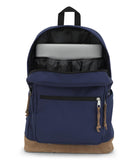 JanSport Right Pack Backpack - Durable Daypack with Padded 15" Laptop Sleeve, Spacious Main Compartment & Integrated Water Bottle Pocket - Navy