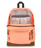 JanSport Right Pack Backpack - Durable Daypack with Padded 15" Laptop Sleeve, Spacious Main Compartment & Integrated Water Bottle Pocket - Peach Neon