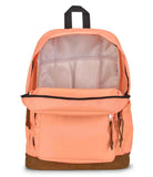 JanSport Right Pack Backpack - Durable Daypack with Padded 15" Laptop Sleeve, Spacious Main Compartment & Integrated Water Bottle Pocket - Peach Neon