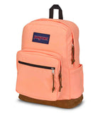 JanSport Right Pack Backpack - Durable Daypack with Padded 15" Laptop Sleeve, Spacious Main Compartment & Integrated Water Bottle Pocket - Peach Neon