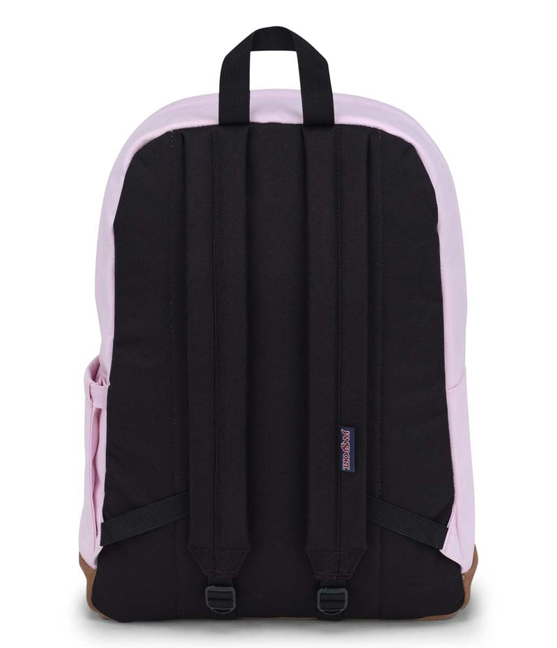 JanSport Right Pack Backpack - Durable Daypack with Padded 15" Laptop Sleeve, Spacious Main Compartment & Integrated Water Bottle Pocket - Pink Ice