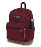 JanSport Right Pack Backpack - Durable Daypack with Padded 15" Laptop Sleeve, Spacious Main Compartment & Integrated Water Bottle Pocket - Russet Red
