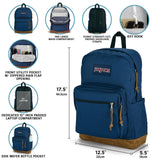 JanSport Right Pack Backpack - Durable Daypack with Padded 15" Laptop Sleeve, Spacious Main Compartment & Integrated Water Bottle Pocket, Sprayed Stars Pastel Lilac