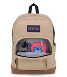 JanSport Right Pack Backpack - Durable Daypack with Padded 15" Laptop Sleeve, Spacious Main Compartment & Integrated Water Bottle Pocket - Travertine