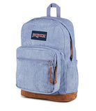 JanSport Right Pack Expressions Backpack – Main Compartment, 15 - inch Padded Laptop Compartment, Side Water Bottle Pocket, Utility Pocket with Zippered Rain Flap, Lavender Ash Corduroy