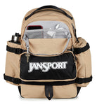 JanSport Seattle Pack – Durable Backpack with Main Compartment, Dual Water Bottle Pockets, Lined Laptop Sleeve, Travertine