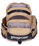 JanSport Seattle Pack – Durable Backpack with Main Compartment, Dual Water Bottle Pockets, Lined Laptop Sleeve, Travertine