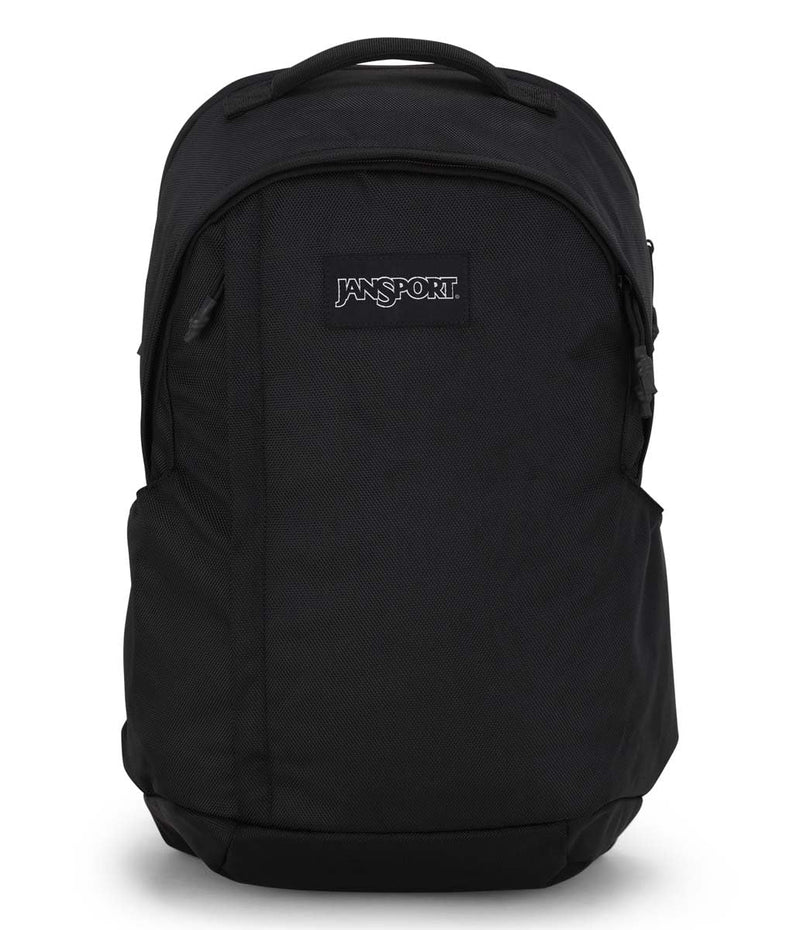 JanSport Station Pack – Large Backpack with Padded Laptop Sleeve, Dual Water Bottle Pockets, and Loft Pocket, Black
