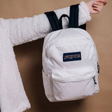 JanSport Superbreak Backpack - Durable, Lightweight Premium Backpack, White