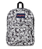 JanSport SuperBreak One Backpack - Durable, Lightweight Bag with 1 Main Compartment, Front Utility Pocket with Built - in Organizer, Premium Backpack, Doodle Dots