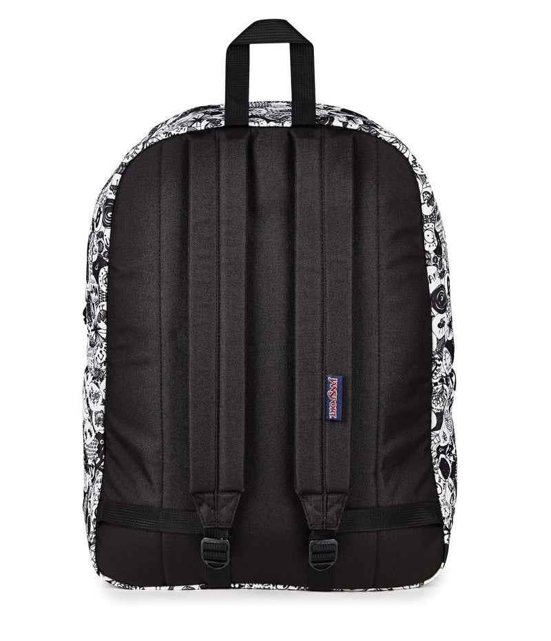 JanSport SuperBreak One Backpack - Durable, Lightweight Bag with 1 Main Compartment, Front Utility Pocket with Built - in Organizer, Premium Backpack, Doodle Dots