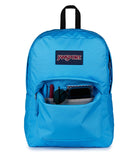 JanSport SuperBreak One Backpack - Durable, Lightweight Bag with 1 Main Compartment, Front Utility Pocket with Built - in Organizer, Premium Backpack, Electric Azul