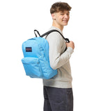 JanSport SuperBreak One Backpack - Durable, Lightweight Bag with 1 Main Compartment, Front Utility Pocket with Built - in Organizer, Premium Backpack, Electric Azul