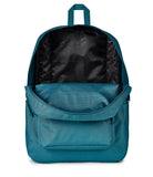 JanSport SuperBreak One Backpack - Durable, Lightweight Bag with 1 Main Compartment, Front Utility Pocket with Built - in Organizer, Premium Backpack, Emerald Pool