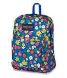 JanSport SuperBreak One Backpack - Durable, Lightweight Bag with 1 Main Compartment, Front Utility Pocket with Built - in Organizer, Premium Backpack, Flower Market