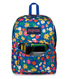 JanSport SuperBreak One Backpack - Durable, Lightweight Bag with 1 Main Compartment, Front Utility Pocket with Built - in Organizer, Premium Backpack, Flower Market
