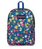 JanSport SuperBreak One Backpack - Durable, Lightweight Bag with 1 Main Compartment, Front Utility Pocket with Built - in Organizer, Premium Backpack, Flower Market