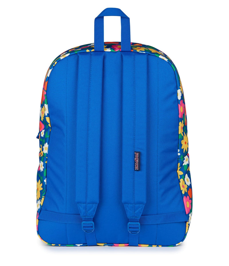 JanSport SuperBreak One Backpack - Durable, Lightweight Bag with 1 Main Compartment, Front Utility Pocket with Built - in Organizer, Premium Backpack, Flower Market
