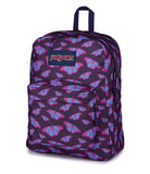 JanSport SuperBreak One Backpack - Durable, Lightweight Bag with 1 Main Compartment, Front Utility Pocket with Built - in Organizer, Premium Backpack, Flutter By Purple