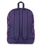 JanSport SuperBreak One Backpack - Durable, Lightweight Bag with 1 Main Compartment, Front Utility Pocket with Built - in Organizer, Premium Backpack, Flutter By Purple