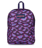 JanSport SuperBreak One Backpack - Durable, Lightweight Bag with 1 Main Compartment, Front Utility Pocket with Built - in Organizer, Premium Backpack, Flutter By Purple