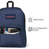 JanSport SuperBreak One Backpack - Durable, Lightweight Bag with 1 Main Compartment, Front Utility Pocket with Built - in Organizer, Premium Backpack, Fluttering Fields