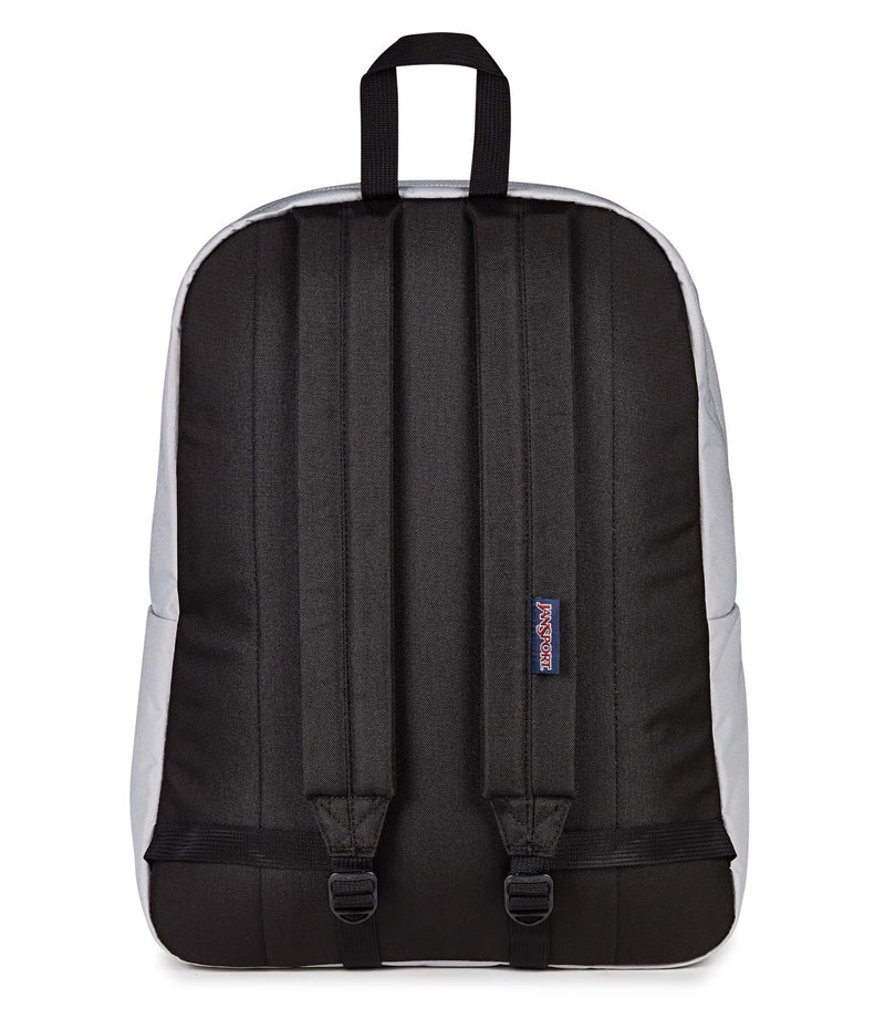 JanSport SuperBreak One Backpack - Durable, Lightweight Bag with 1 Main Compartment, Front Utility Pocket with Built - in Organizer, Premium Backpack, Grounded Grey