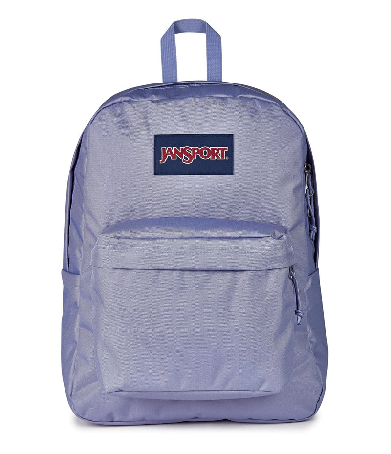 JanSport SuperBreak One Backpack - Durable, Lightweight Bag with 1 Main Compartment, Front Utility Pocket with Built - in Organizer, Premium Backpack, Lavender Ash
