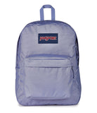 JanSport SuperBreak One Backpack - Durable, Lightweight Bag with 1 Main Compartment, Front Utility Pocket with Built - in Organizer, Premium Backpack, Lavender Ash