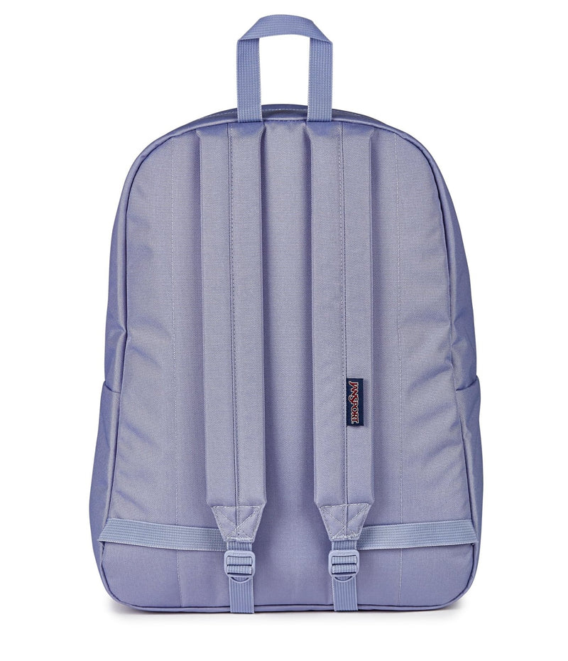JanSport SuperBreak One Backpack - Durable, Lightweight Bag with 1 Main Compartment, Front Utility Pocket with Built - in Organizer, Premium Backpack, Lavender Ash