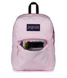 JanSport SuperBreak One Backpack - Durable, Lightweight Bag with 1 Main Compartment, Front Utility Pocket with Built - in Organizer, Premium Backpack, Pink Ice