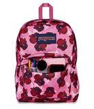JanSport SuperBreak One Backpack - Durable, Lightweight Bag with 1 Main Compartment, Front Utility Pocket with Built - in Organizer, Premium Backpack, Pop Art Pansies
