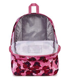 JanSport SuperBreak One Backpack - Durable, Lightweight Bag with 1 Main Compartment, Front Utility Pocket with Built - in Organizer, Premium Backpack, Pop Art Pansies