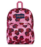 JanSport SuperBreak One Backpack - Durable, Lightweight Bag with 1 Main Compartment, Front Utility Pocket with Built - in Organizer, Premium Backpack, Pop Art Pansies