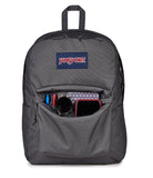 JanSport SuperBreak One Backpack - Durable, Lightweight Bag with 1 Main Compartment, Front Utility Pocket with Built - in Organizer, Premium Backpack, Smokey Grit