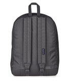 JanSport SuperBreak One Backpack - Durable, Lightweight Bag with 1 Main Compartment, Front Utility Pocket with Built - in Organizer, Premium Backpack, Smokey Grit