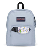 JanSport SuperBreak One Backpacks - Durable, Lightweight Bag with 1 Main Compartment, Front Utility Pocket with Built - in Organizer - Premium Backpack - Blue Dusk