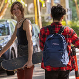 JanSport SuperBreak One Backpacks - Durable, Lightweight Bag with 1 Main Compartment, Front Utility Pocket with Built - in Organizer - Premium Backpack - Blue Dusk