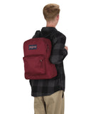 JanSport SuperBreak One Backpacks - Durable, Lightweight Bag with 1 Main Compartment, Front Utility Pocket with Built - in Organizer - Premium Backpack, Russet Red