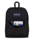 JanSport SuperBreak One Backpacks - Durable, Lightweight Bookbag with 1 Main Compartment, Front Utility Pocket with Built - in Organizer - Premium Backpack, Black