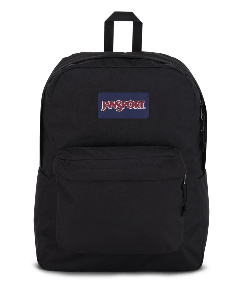 JanSport SuperBreak One Backpacks - Durable, Lightweight Bookbag with 1 Main Compartment, Front Utility Pocket with Built - in Organizer - Premium Backpack, Black