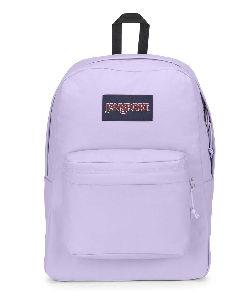 JanSport SuperBreak One Backpacks - Durable, Lightweight Bookbag with 1 Main Compartment, Front Utility Pocket with Built - in Organizer - Premium Backpack, Pastel Lilac
