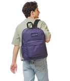 JanSport SuperBreak Plus Backpack with Padded 15 - inch Laptop Sleeve and Integrated Bottle Pocket - Spacious and Durable Daypack for Work and Travel - Amethyst Angst