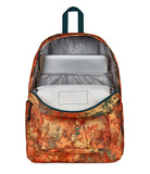JanSport SuperBreak Plus Backpack with Padded 15 - inch Laptop Sleeve and Integrated Bottle Pocket - Spacious and Durable Daypack for Work and Travel, Bogcore Camo Orange/Rust/Teal