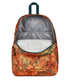JanSport SuperBreak Plus Backpack with Padded 15 - inch Laptop Sleeve and Integrated Bottle Pocket - Spacious and Durable Daypack for Work and Travel, Bogcore Camo Orange/Rust/Teal